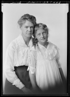 Portraits of Mrs. P. J. Preston and daughter