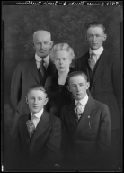 Portraits of James Burke and family