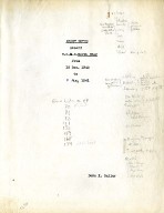 Diary notes aboard the U.S.M.S. North Star from 10 Dec. 1940 to 8 May 1941
