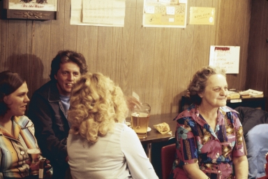 People sitting in a bar at Paonia, Colorado in 1978