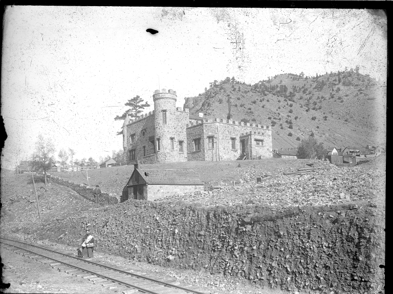 Castle Eyrie along Colorado Central Railroad