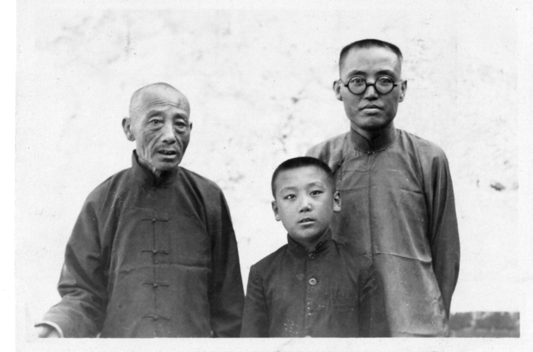 F.C. Yuan’s Father, Nephew, Brother (L to R)