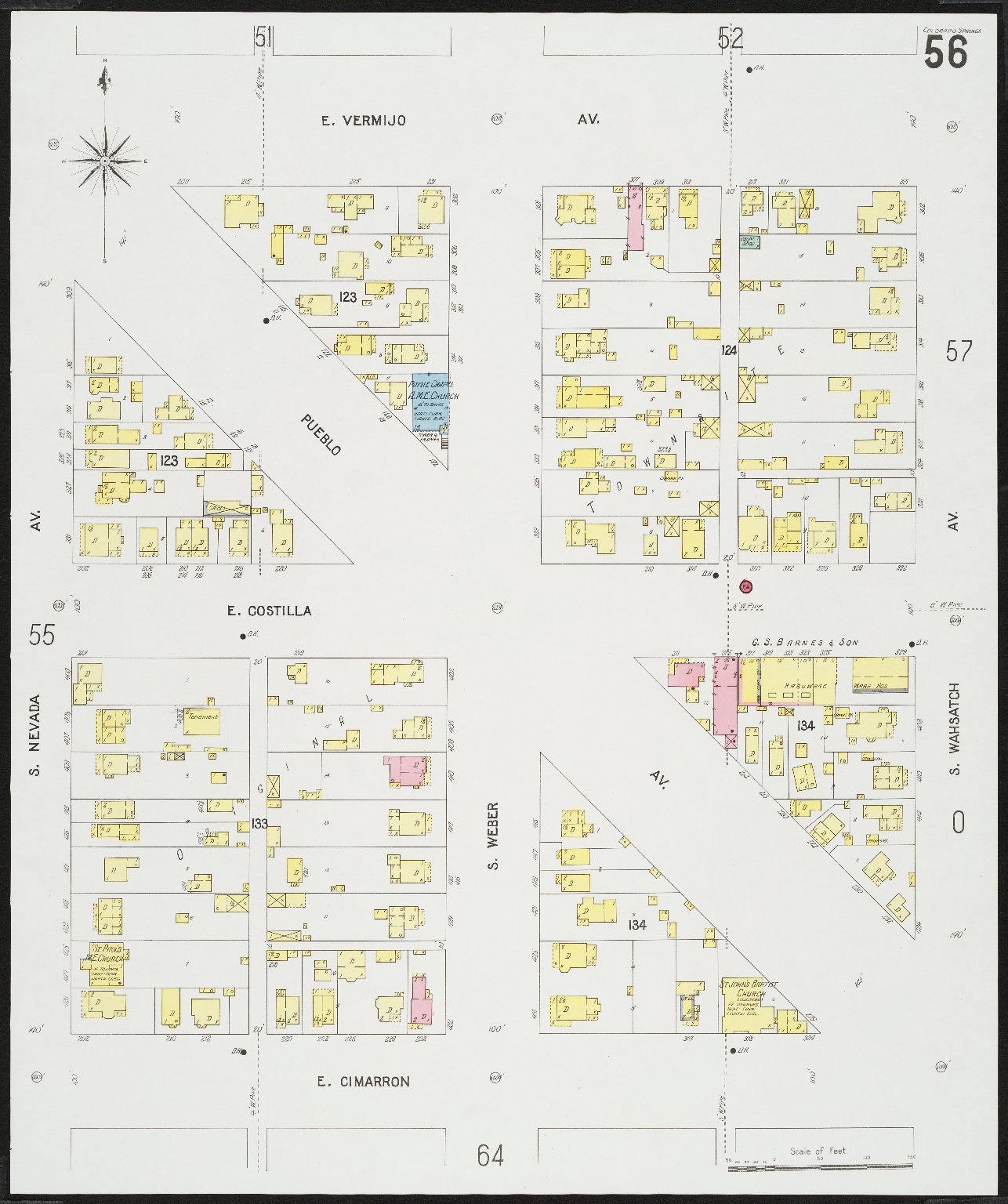 Insurance maps of Colorado Springs, including Colorado City and Manitou, El Paso County, Colorado