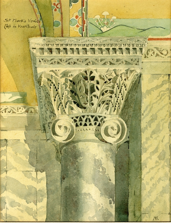 Capital of column at St. Mark's Basilica