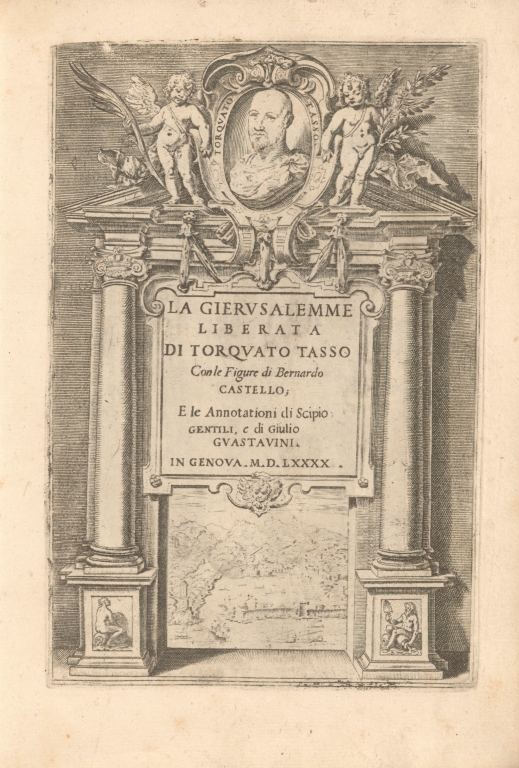 [[Ovid's Metamorphoses (1584) and Tasso's Gierusalemme liberata (1590) : 2 rare sets of etched title pages and full page etchings by Giacomo Franco and Agostino Carracci, separated from the original Italian works], [Rare 16th century Italian etchings by Giacomo Franco and Agostino Carracci]]