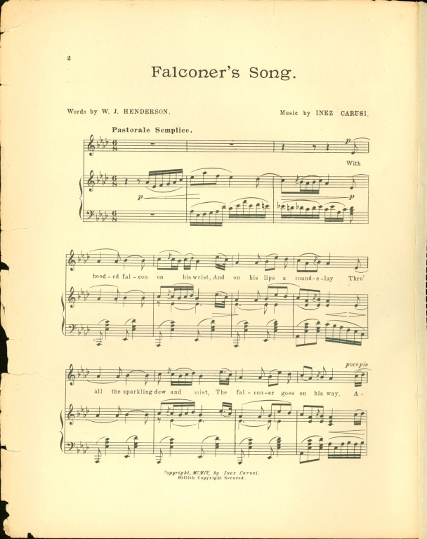 Falconer's song