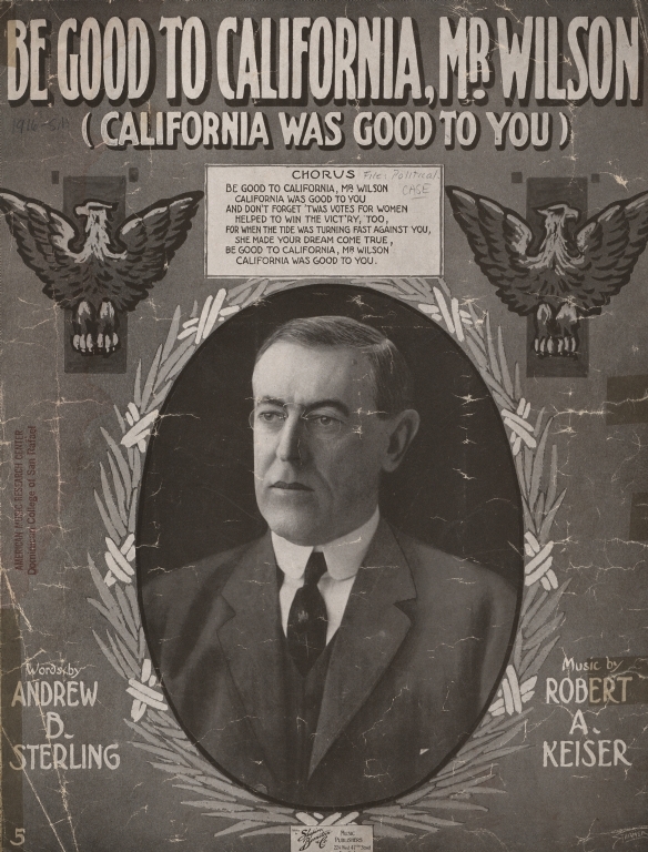 Be good to California, Mr. Wilson