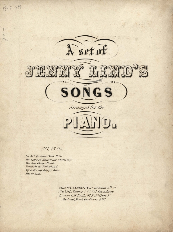 A set of Jenny Lind's songs