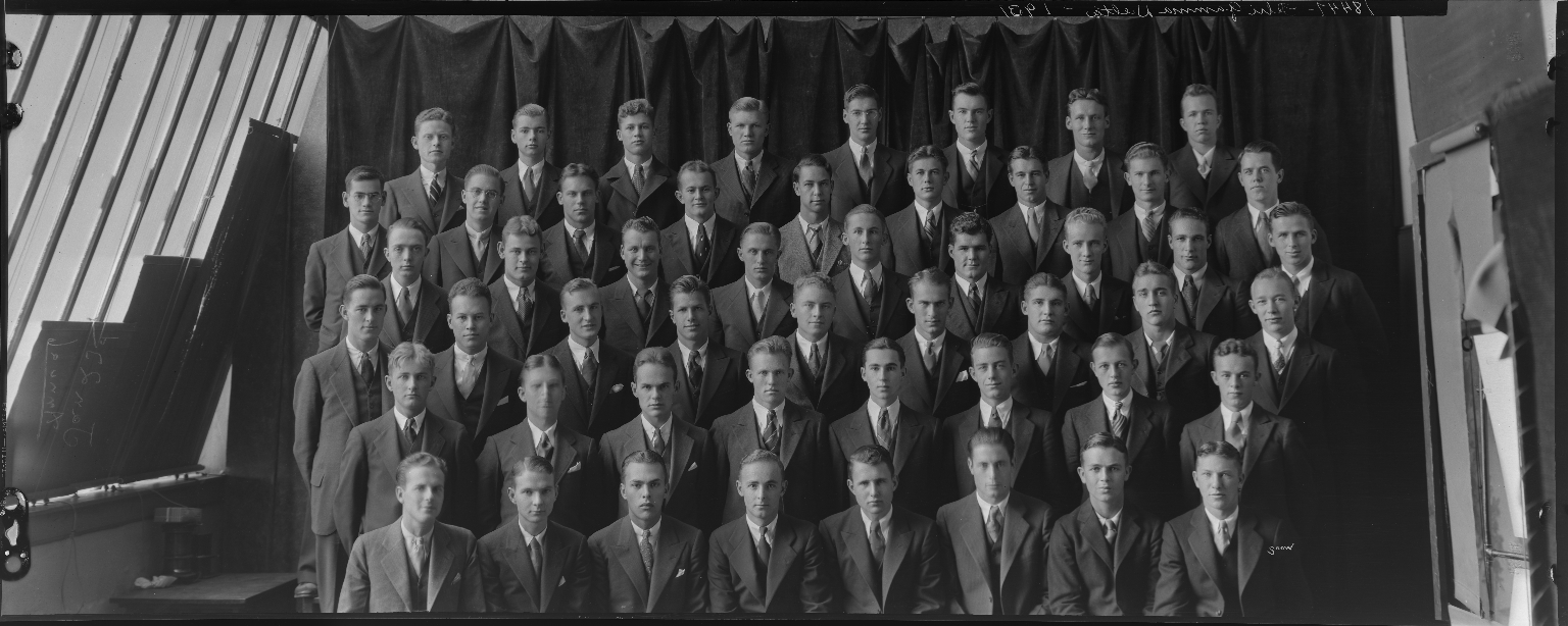 Group portrait of Phi Gamma Delta members