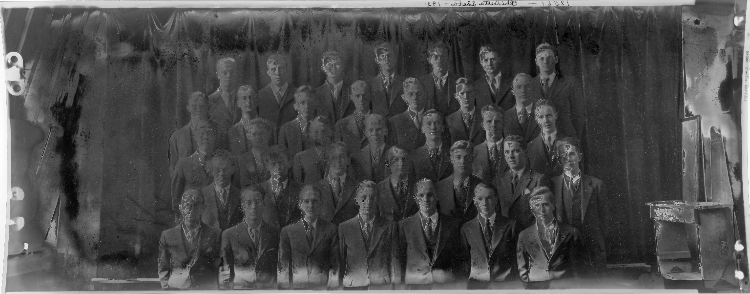 Group portrait of Phi Delta Theta members