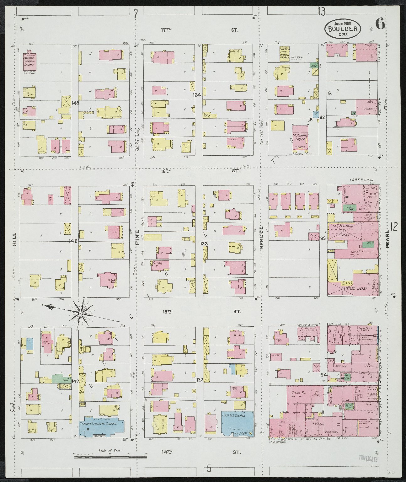 Insurance maps of Boulder, Boulder County, Colorado